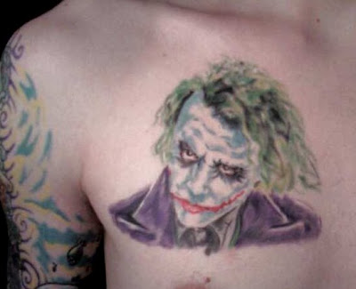 Heath Ledger Joker Tattoo Designs