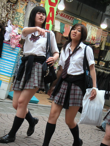 High School Girls Changing