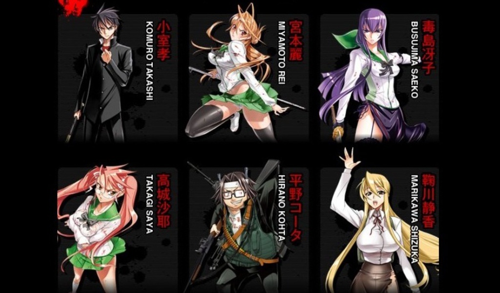 Highschool Of The Dead Characters Wikia