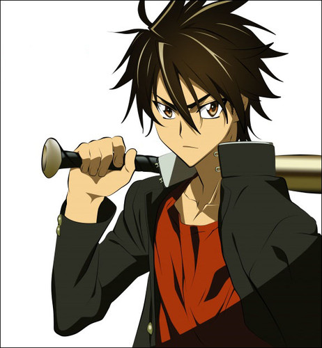 Highschool Of The Dead Takashi With Bat