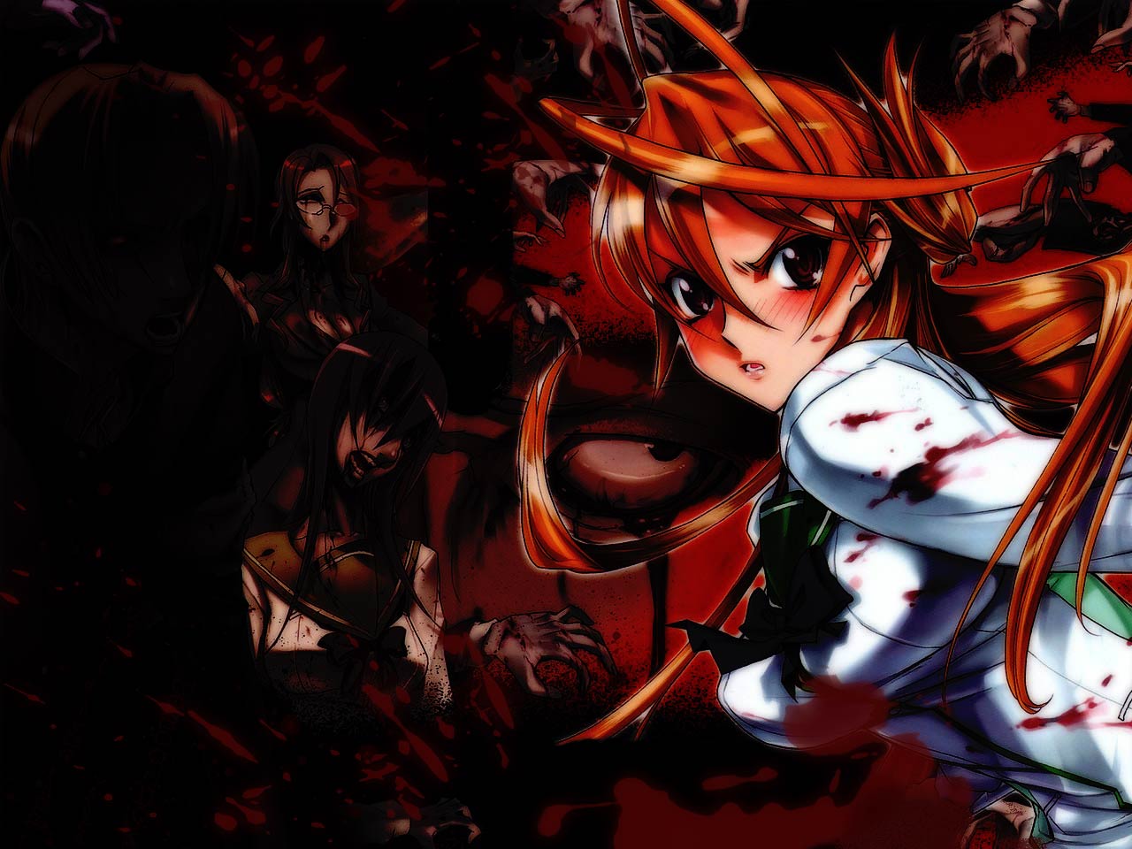 Highschool Of The Dead Wallpaper Rei