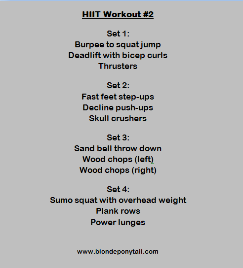 Hiit Exercises