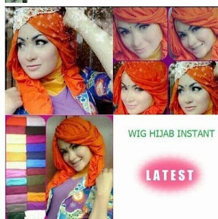 Hijab Model Wig