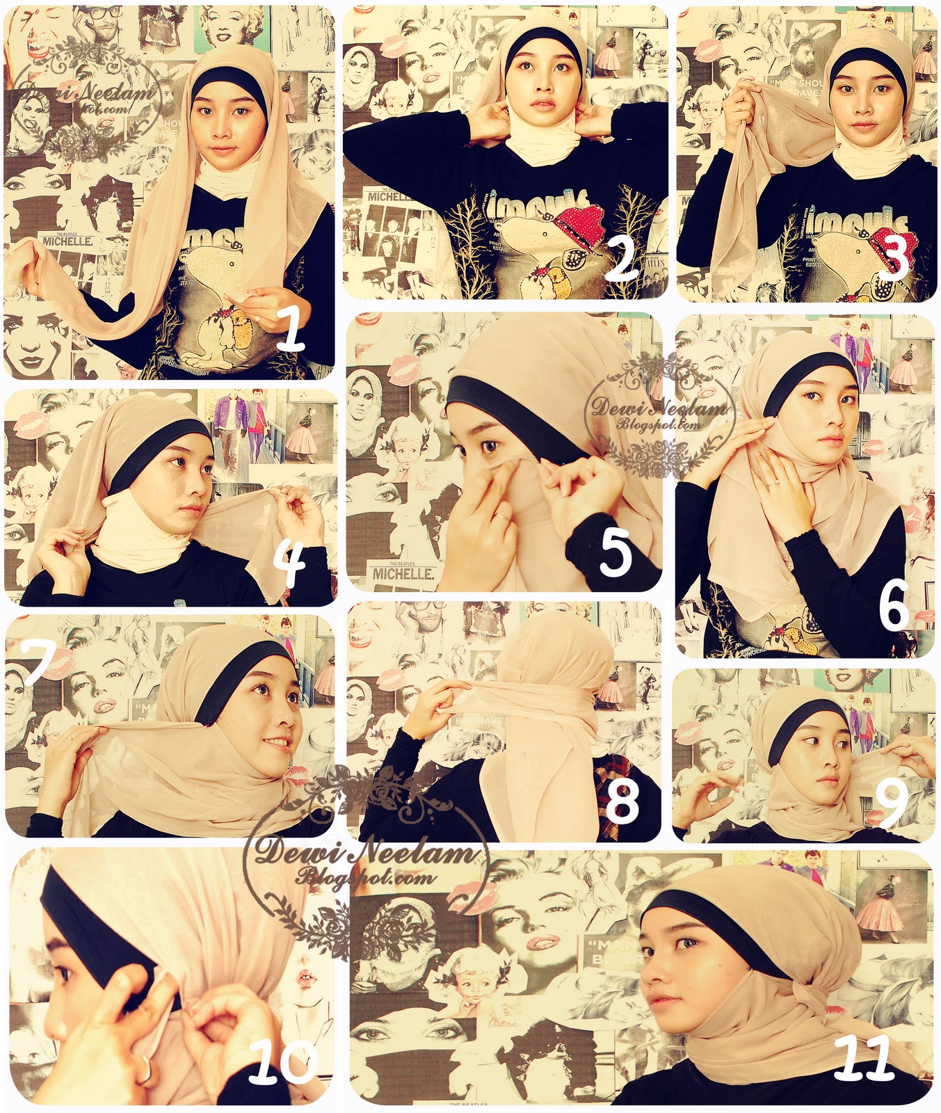 Hijab Tutorial Dewi Neelam