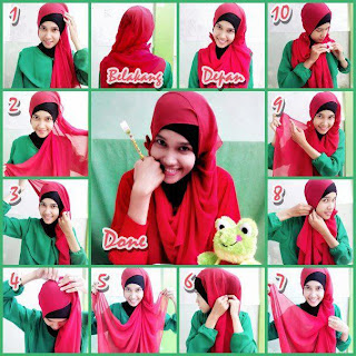 Hijab Tutorial Pashmina 2012