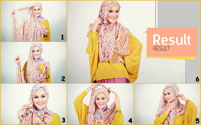 Hijab Tutorial Pashmina Chiffon