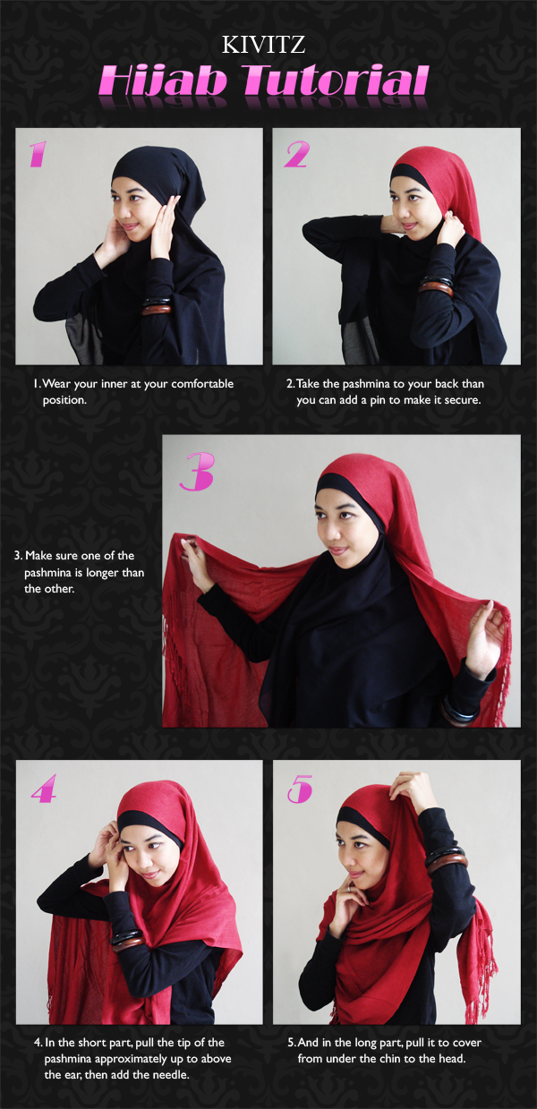 Hijab Tutorial Pashmina