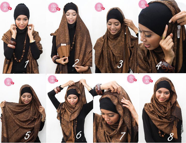 Hijab Tutorial Pashmina