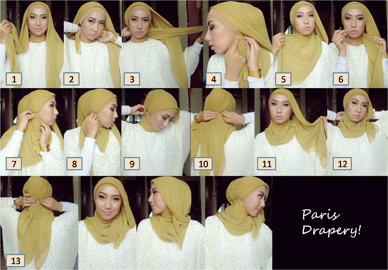 Hijab Tutorial Pashmina Kaos