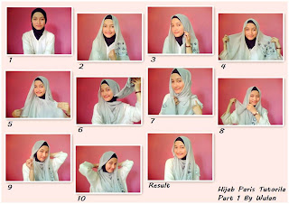 Hijab Tutorial Segi Empat Simple