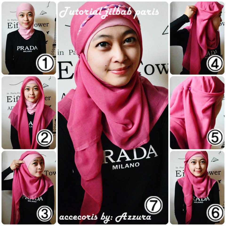 Hijab Tutorial Segi Empat Simple