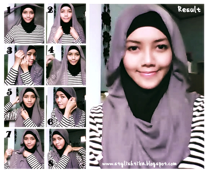 Hijab Tutorial Segi Empat Simple