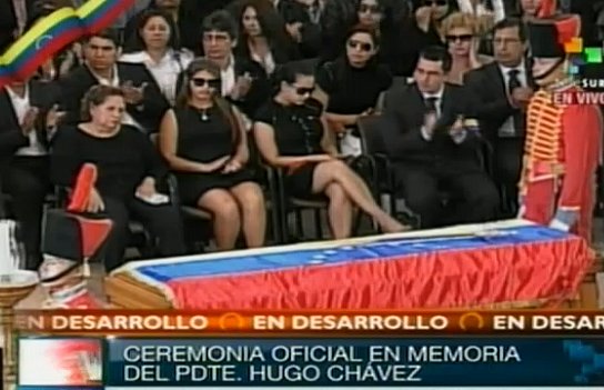 Hijos De Chavez En Su Funeral