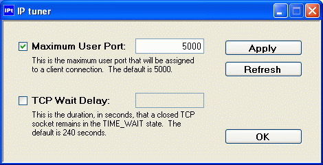 Hklm System Currentcontrolset Services Tcpip Parameters Maxuserport