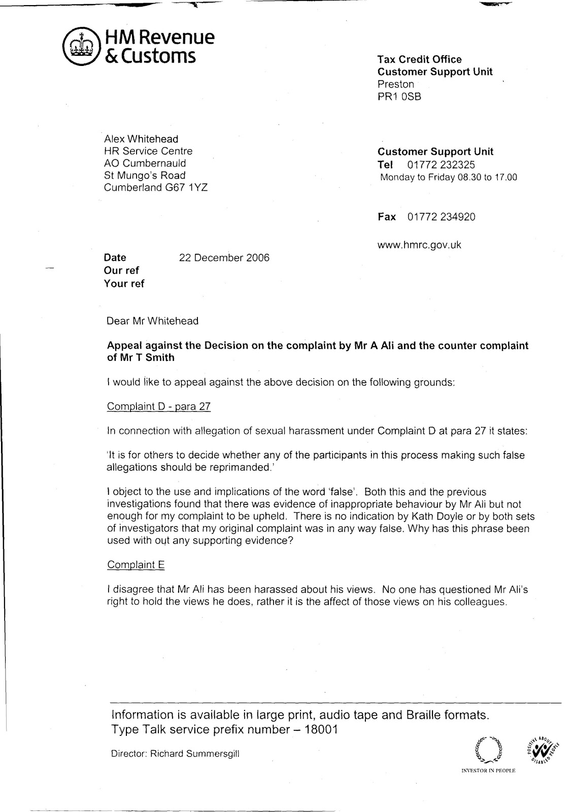 Hmrc Letter