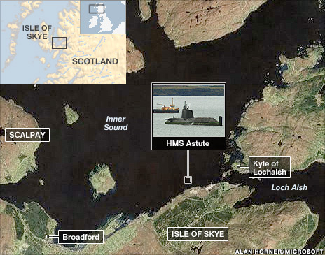 Hms Astute Aground