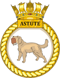Hms Astute Badge