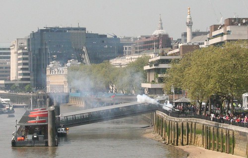 Hms Belfast Guns Aimed