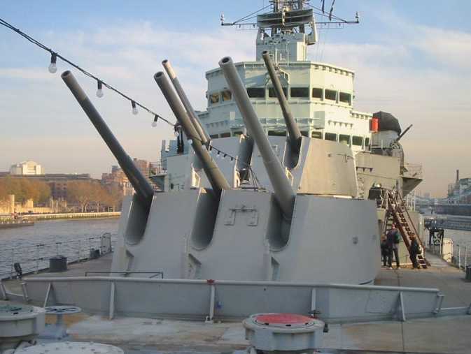 Hms Belfast Guns