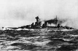 Hms Hood Sinking