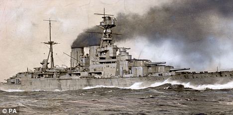 Hms Hood Sinking Video