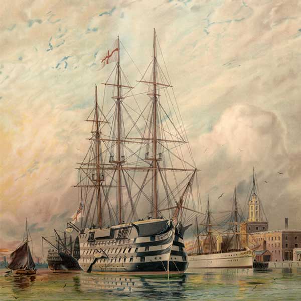 Hms Victory Painting