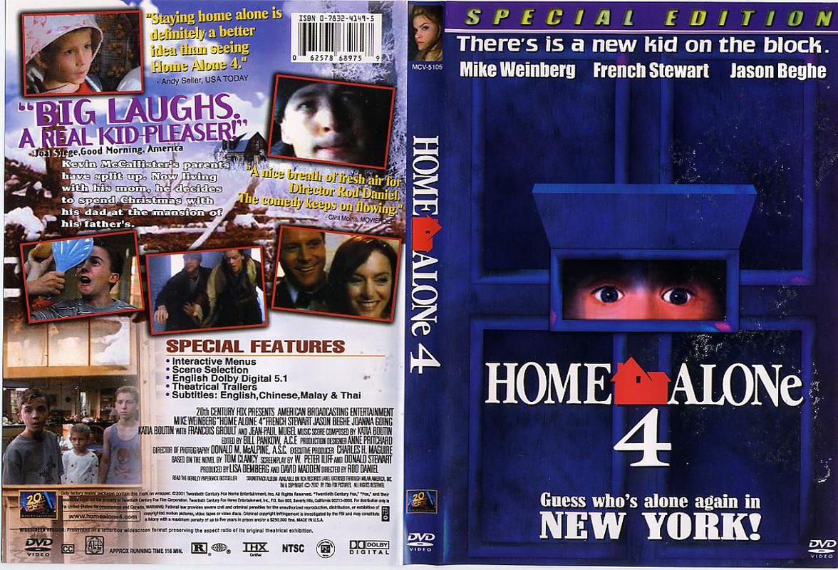 Home Alone 4 Dvd Cover