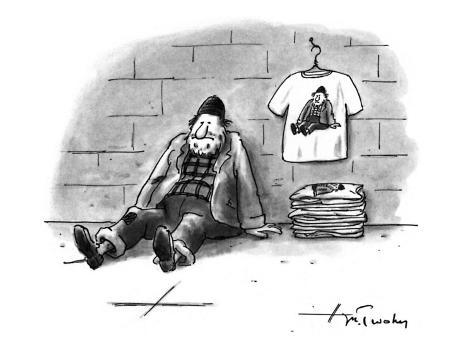 Homeless Man Cartoon