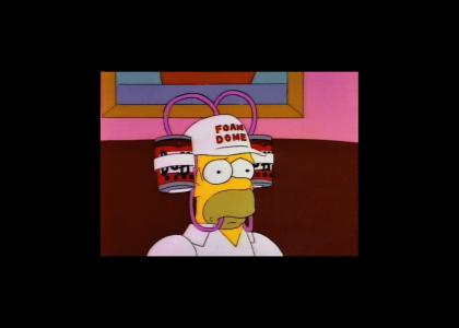 Homer Simpson Beer Hat