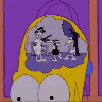 Homer Simpson Brain Gif