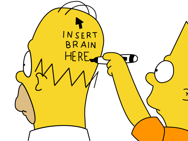 Homer Simpson Brain Scan