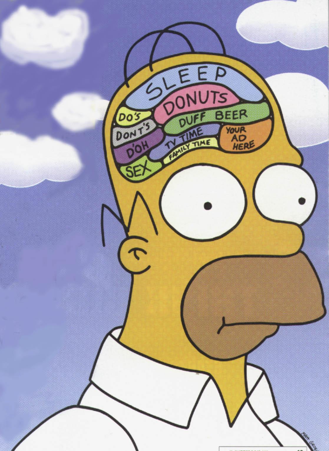 Homer Simpson Brain Scan