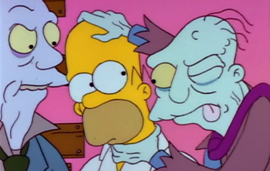 Homer Simpson Brains Zombie