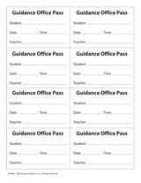 Homework Pass Printable