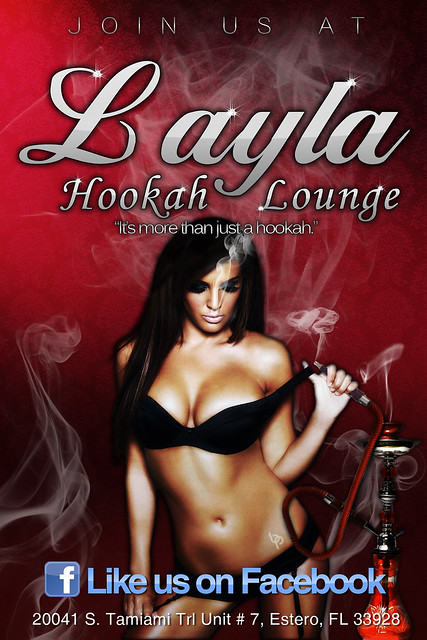 Hookah Lounge Flyer