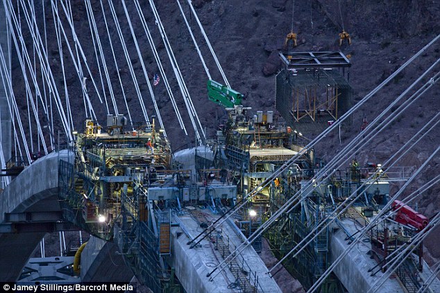 Hoover Dam Bridge Progress