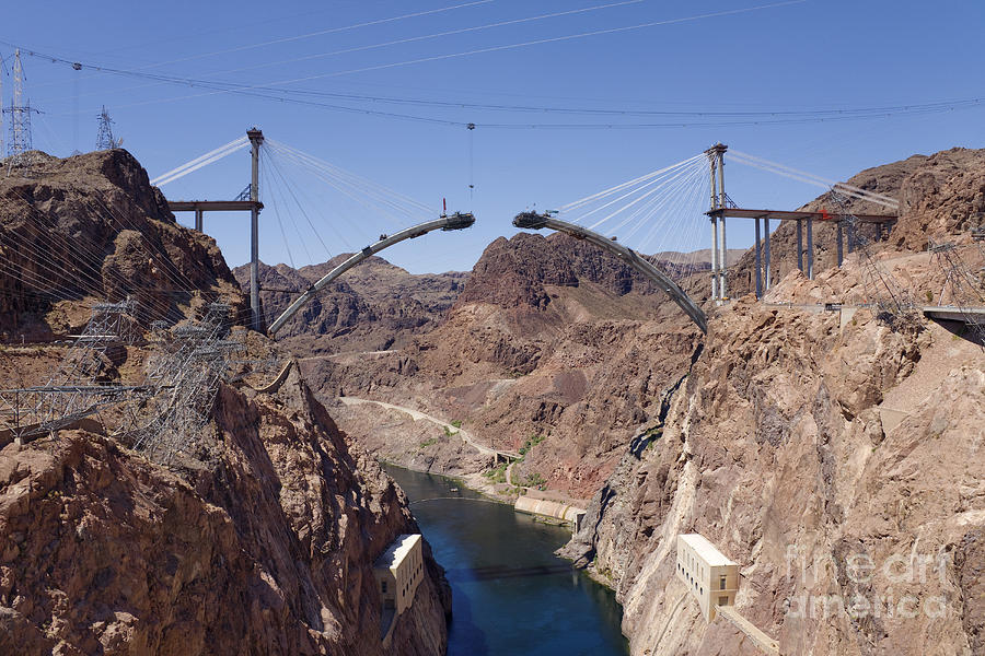 Hoover Dam Bypass Bridge Construction