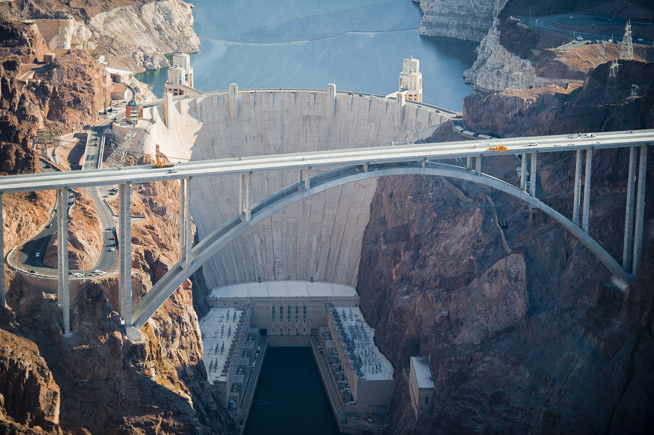 Hoover Dam Bypass Bridge Construction