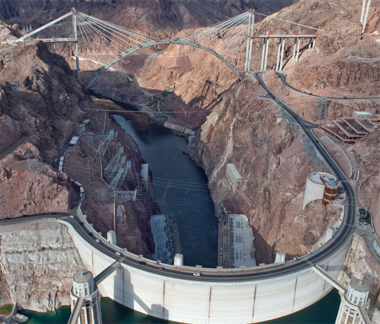 Hoover Dam Bypass Bridge Construction