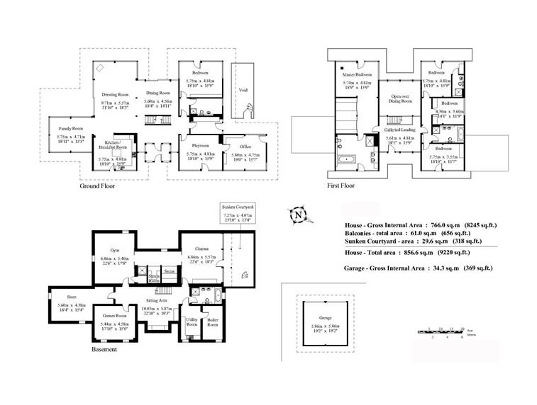 Huff House Floor Plans