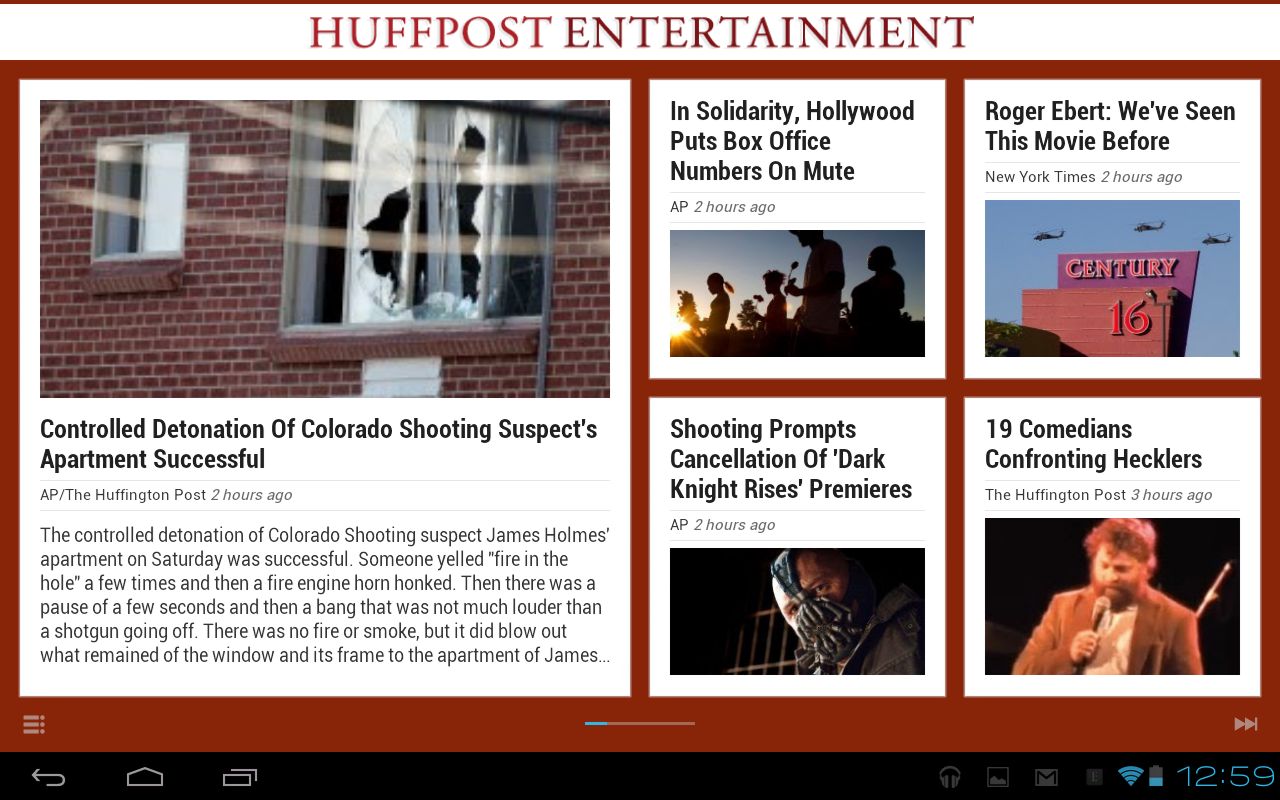 Huffington Post Entertainment Twitter