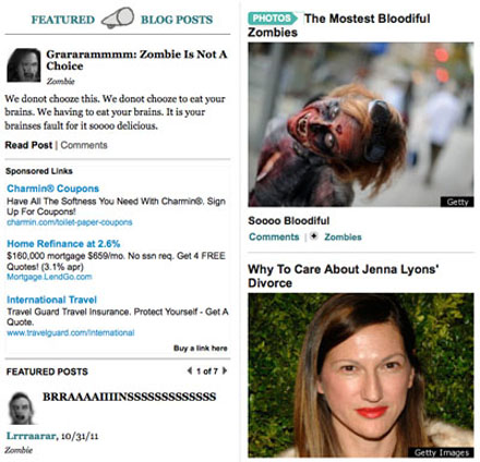 Huffington Post Zombie