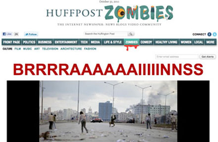 Huffington Post Zombie Video