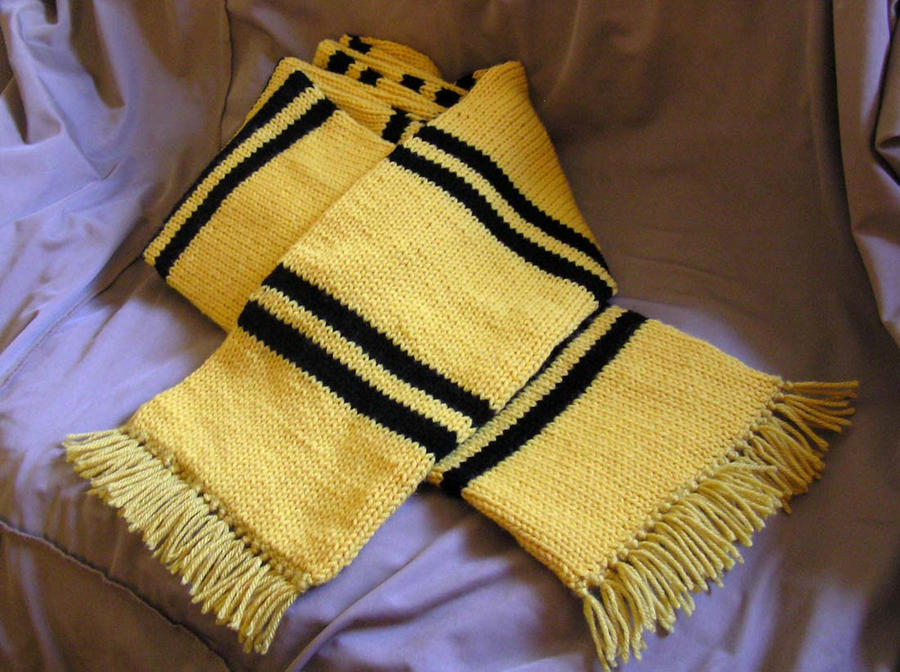 Hufflepuff Scarf Pattern Knit