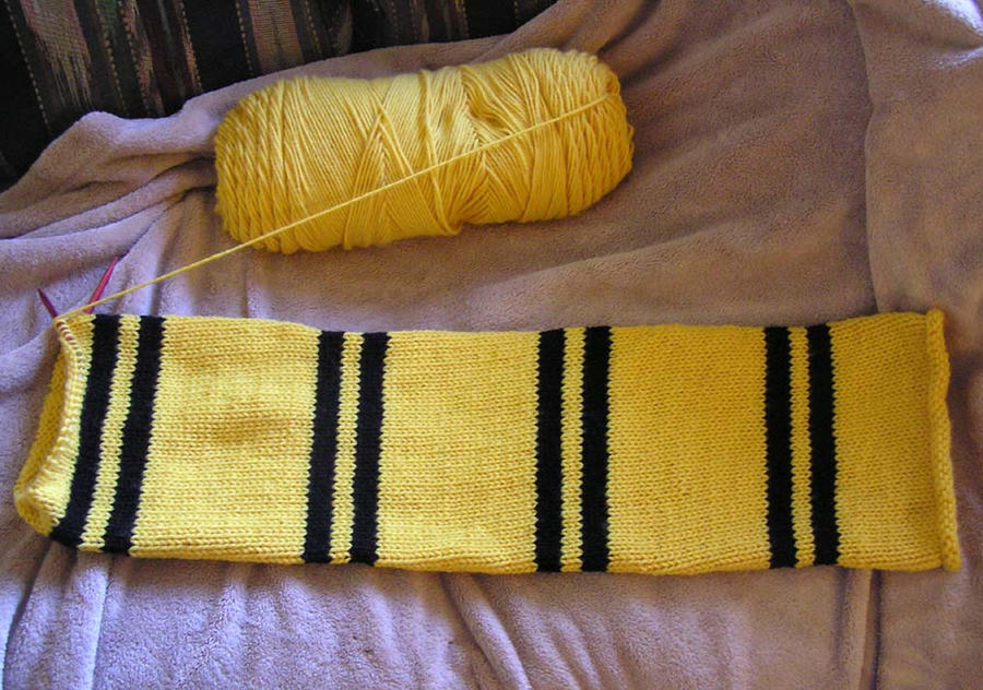 Hufflepuff Scarf Pattern Knit