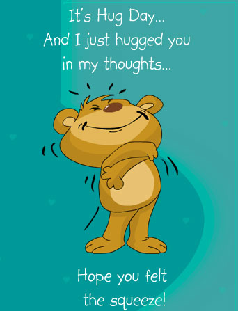 Hug Day Messages Friends