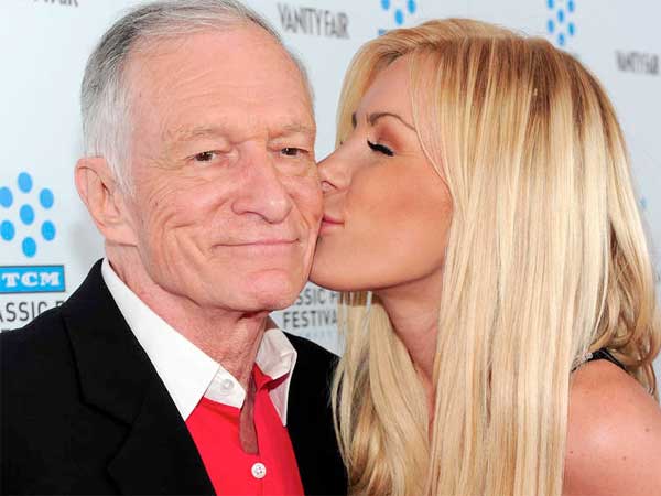 Hugh Hefner Crystal Harris 2013