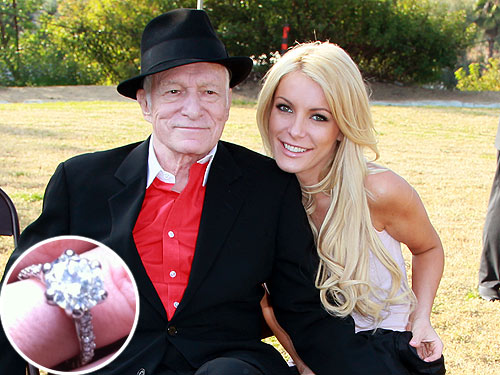 Hugh Hefner Crystal Harris Ring