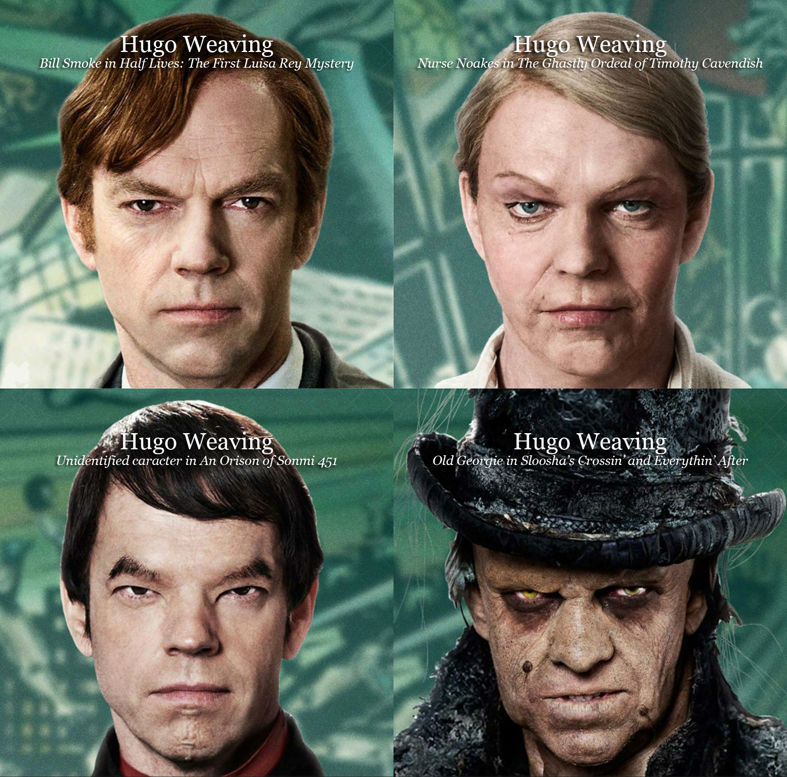 Hugo Weaving Cloud Atlas Nurse