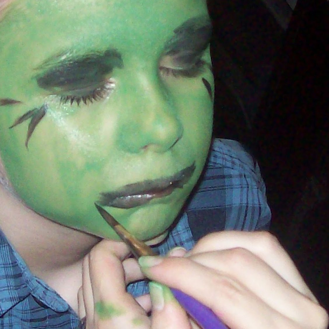 Hulk Face Paint